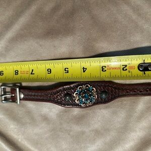 Leather Southwestern Bracelet